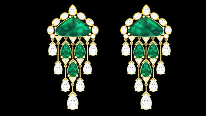 The Emerald Chandelier Tassels