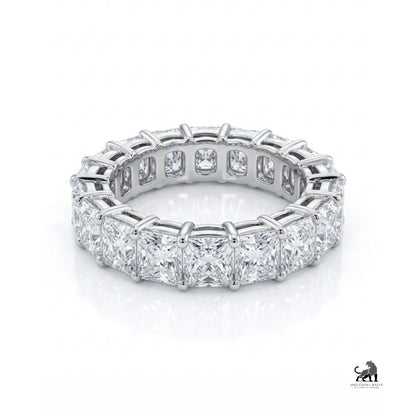 Princess Cut Diamond Eternity Ring in white gold