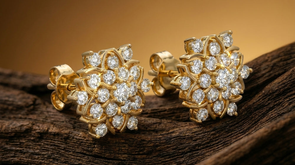 The Floral Mandala Studs