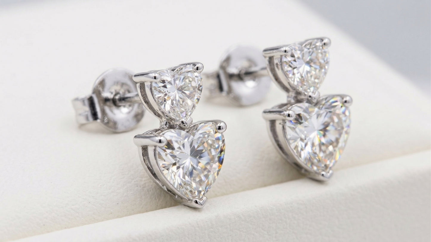 The Heart Cascade Studs