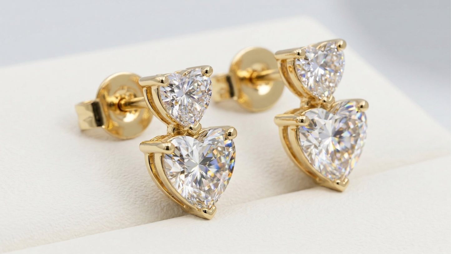 The Heart Cascade Studs