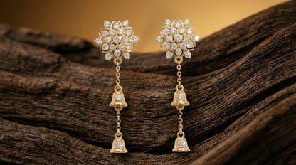 The Floral Bell Drop Earrings