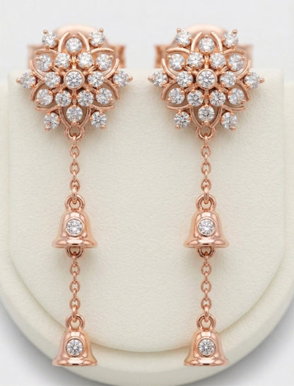 The Floral Bell Drop Earrings
