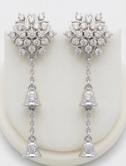 The Floral Bell Drop Earrings