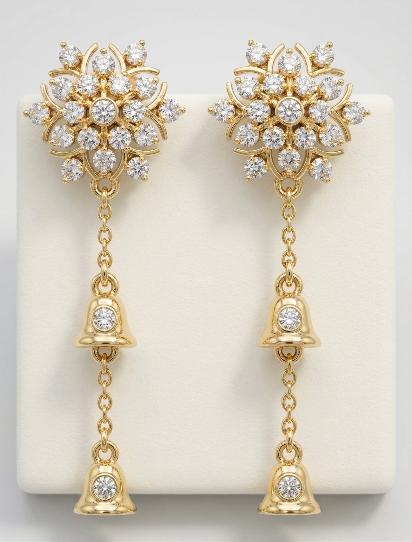 The Floral Bell Drop Earrings
