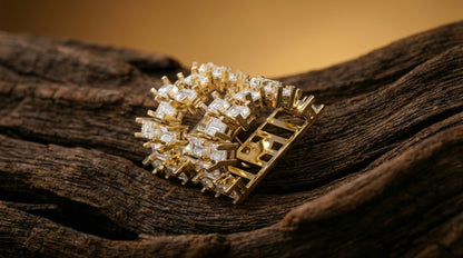 The Grand Baguette Hoop Studs