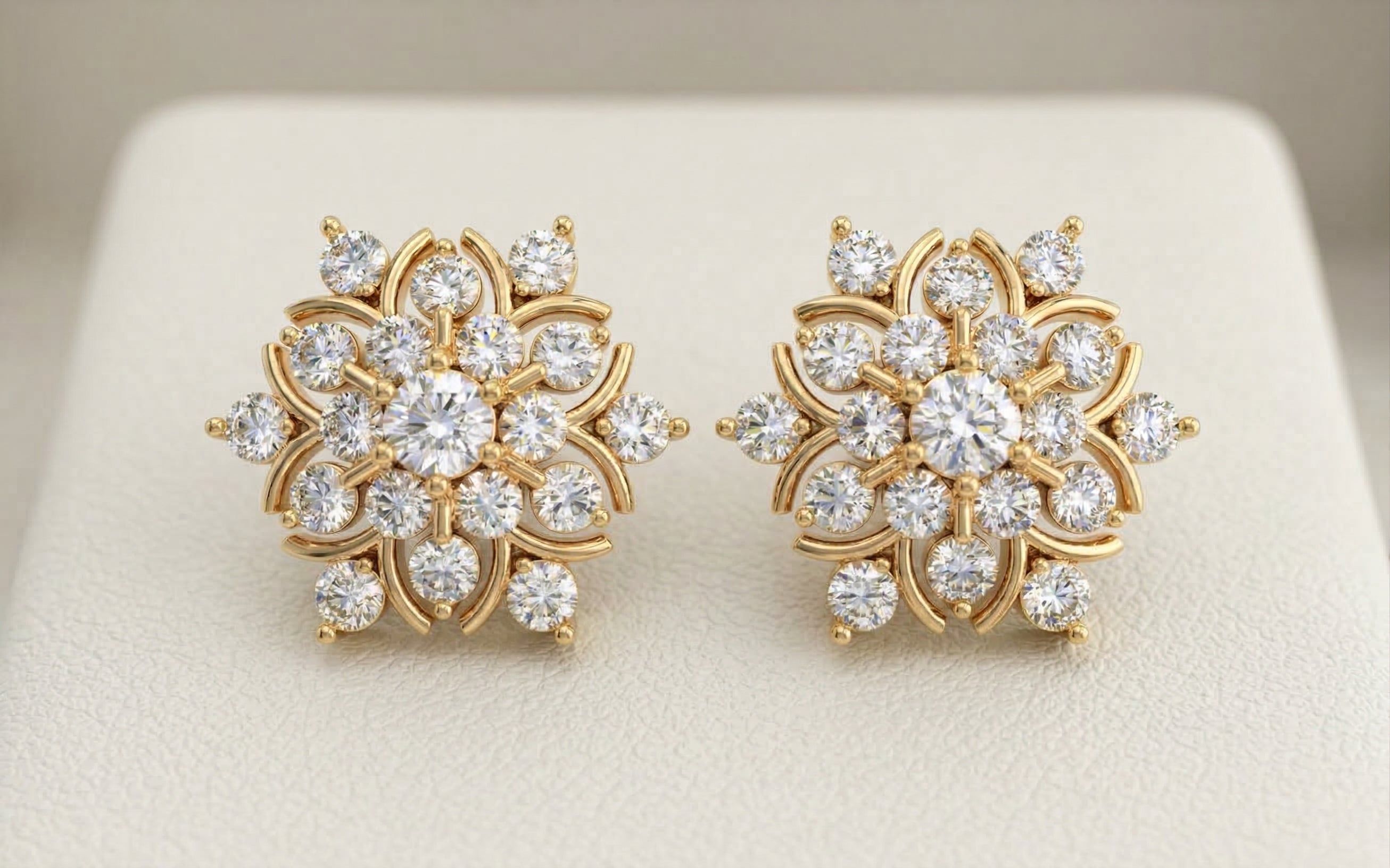 The Floral Mandala Studs