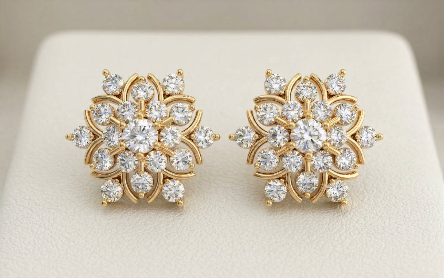The Floral Mandala Studs