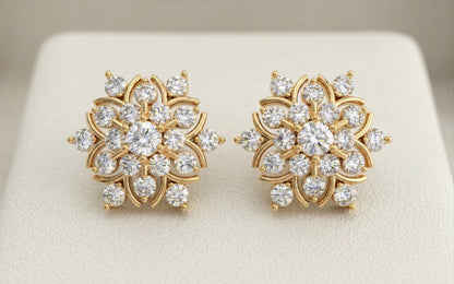 The Floral Mandala Studs