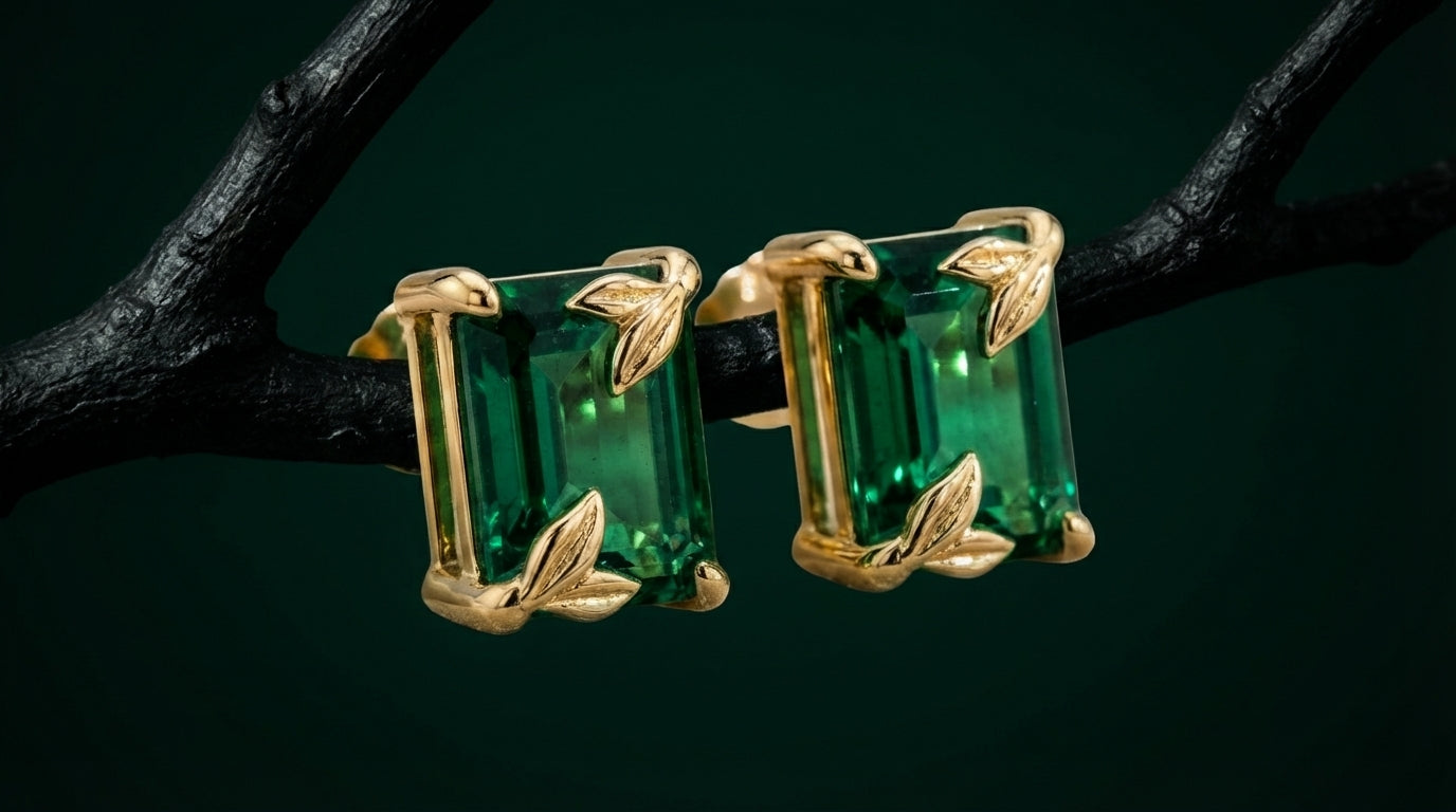 The Emerald Foliage Studs