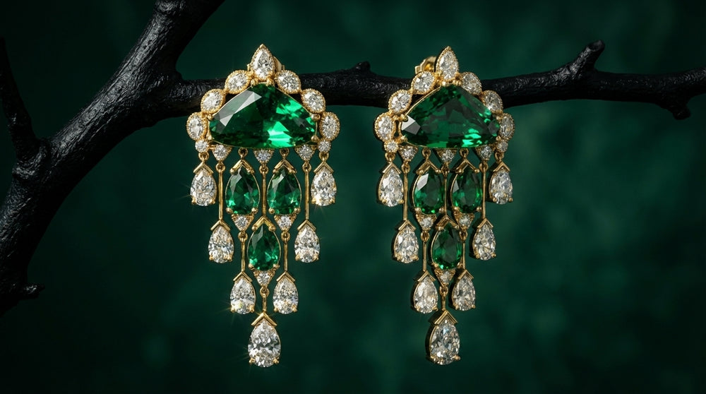The Emerald Chandelier Tassels