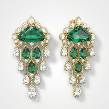 The Emerald Chandelier Tassels