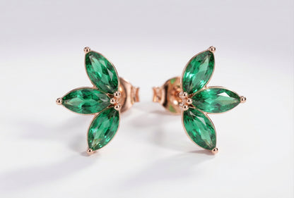 The Emerald Wing Studs