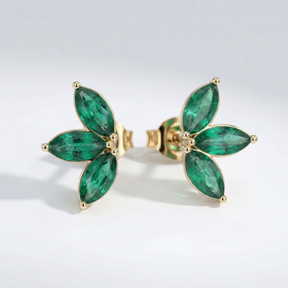 The Emerald Wing Studs