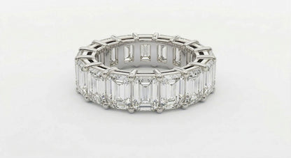 Emerald Cut Diamond Eternity Ring