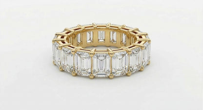 Emerald Cut Diamond Eternity Ring