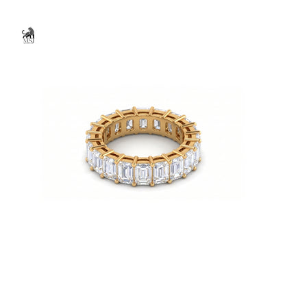 Emerald Cut Diamond Eternity Ring