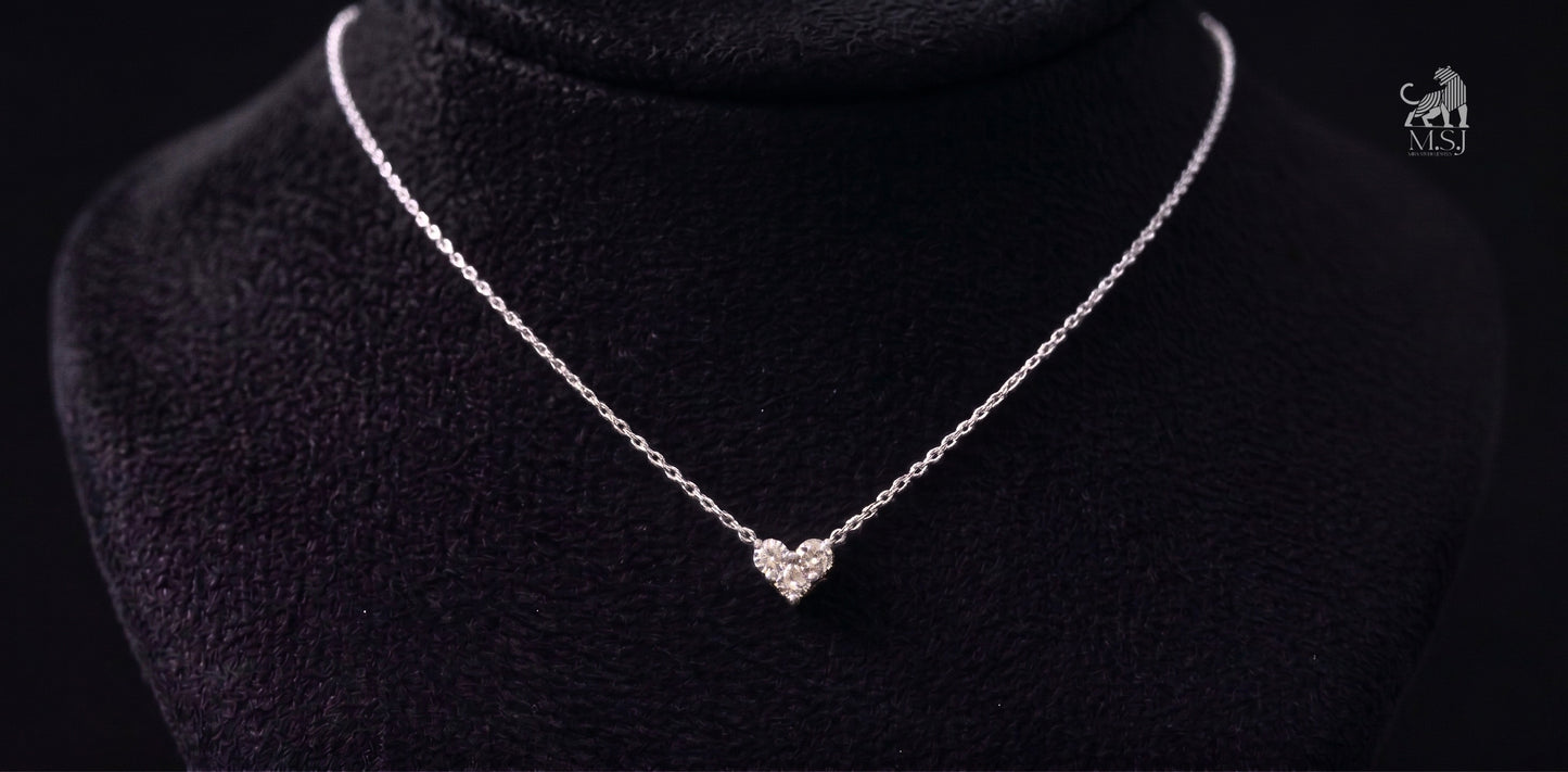 The Tri-Amour Diamond Cluster Pendant