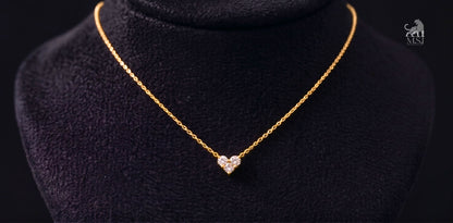 The Tri-Amour Diamond Cluster Pendant