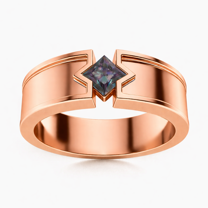 The Zenith Alexandrite Band
