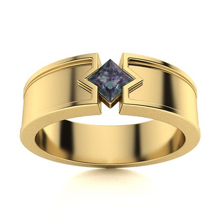 The Zenith Alexandrite Band
