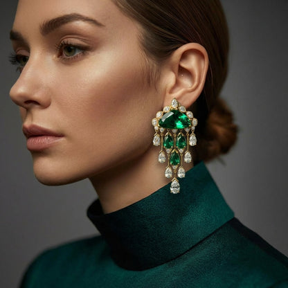 The Emerald Chandelier Tassels