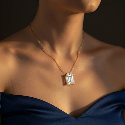 The Emerald Solitaire Pendant