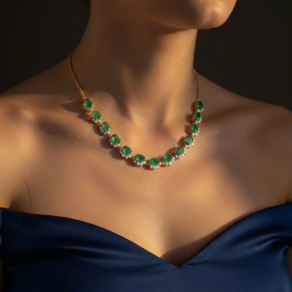 The Emerald Garden Necklace