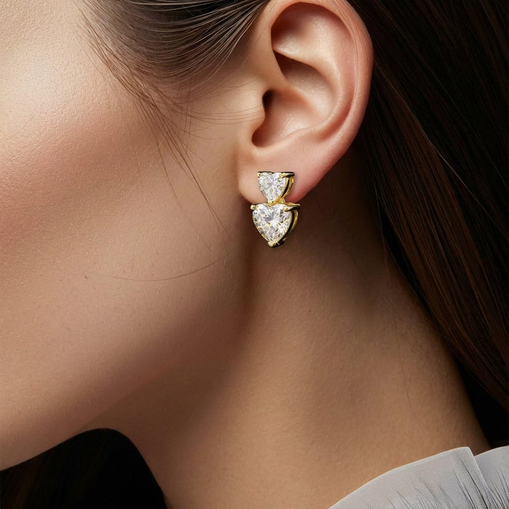 The Heart Cascade Studs