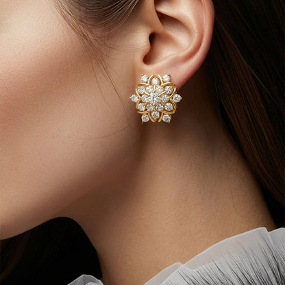 The Floral Mandala Studs