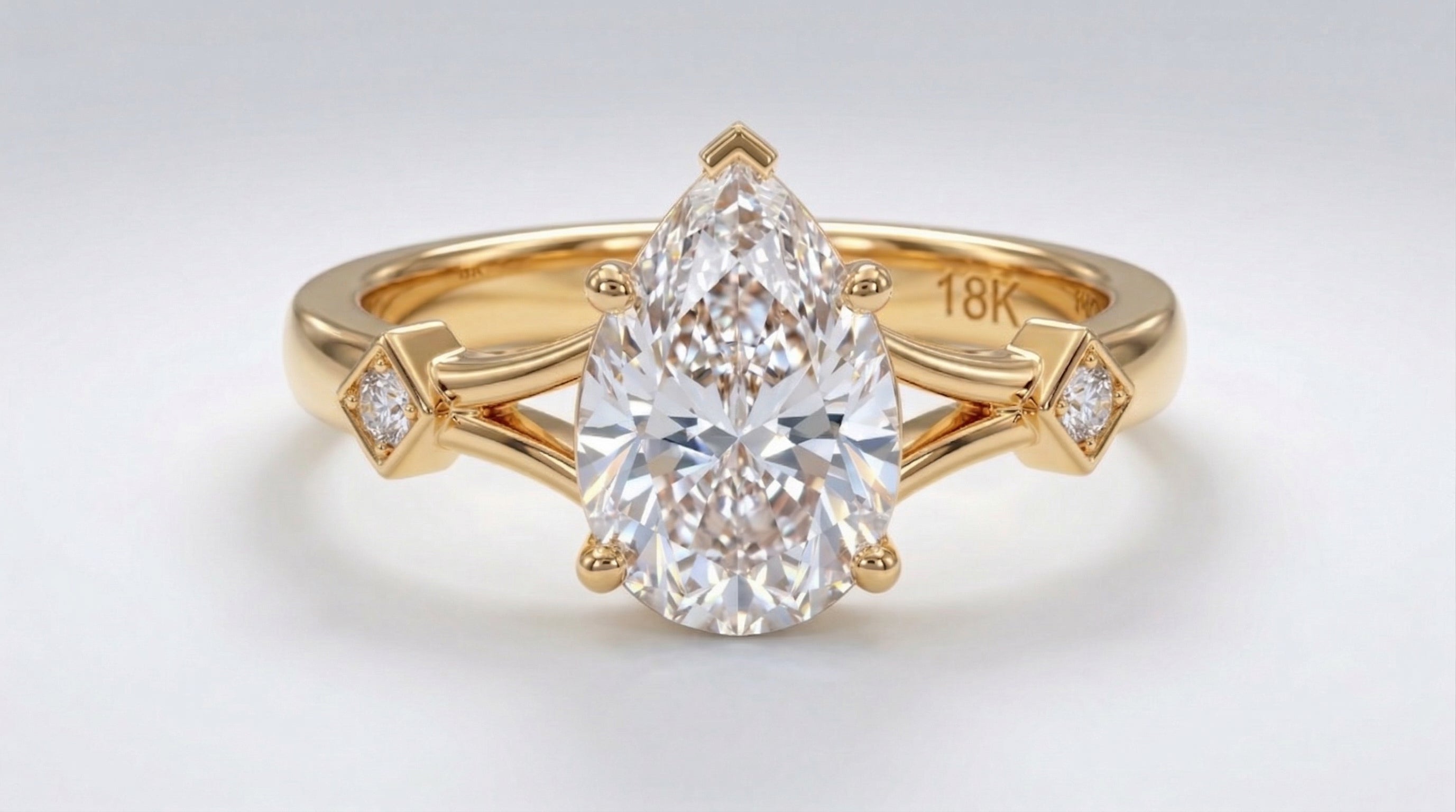 The Radiant Pave Solitaire