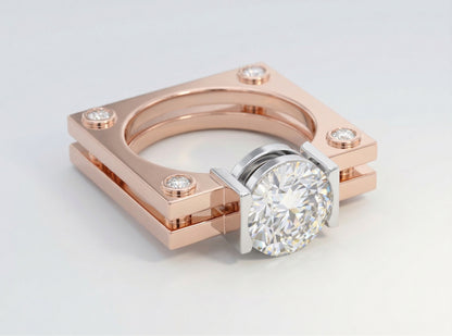 The Emerald Marquise Halo