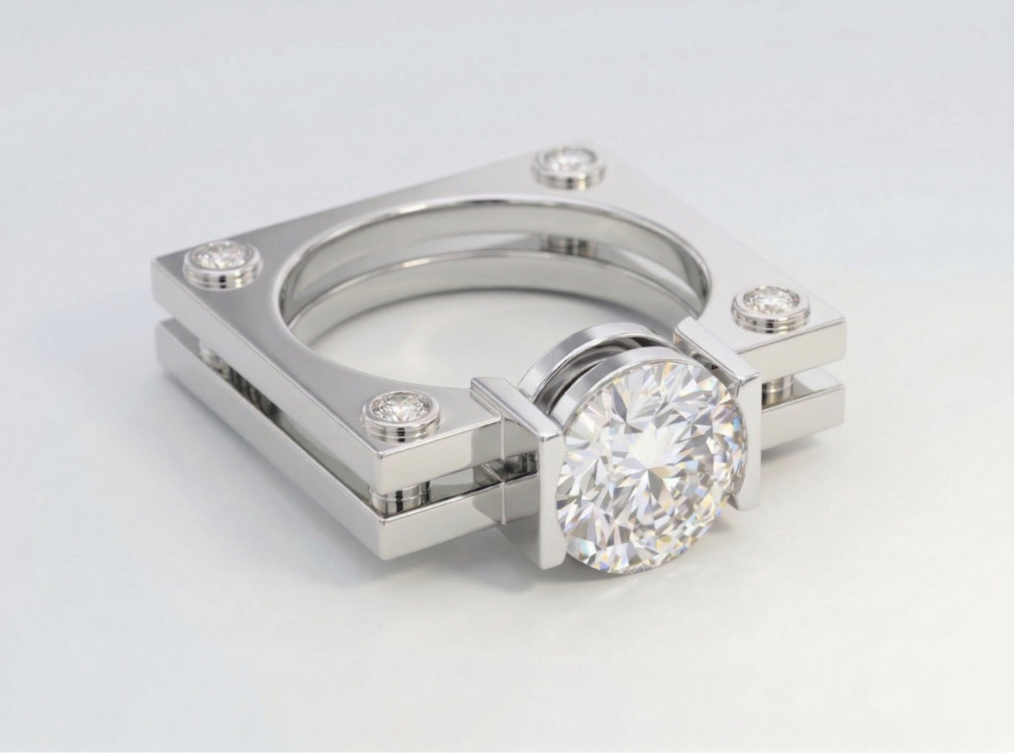 The Emerald Marquise Halo