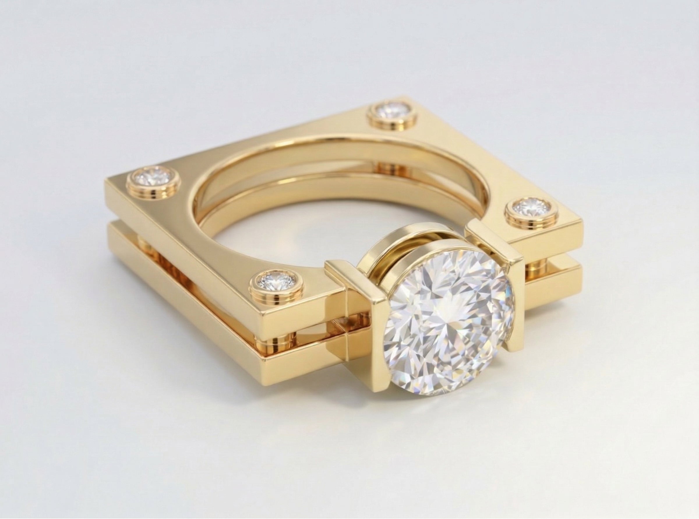 The Emerald Marquise Halo