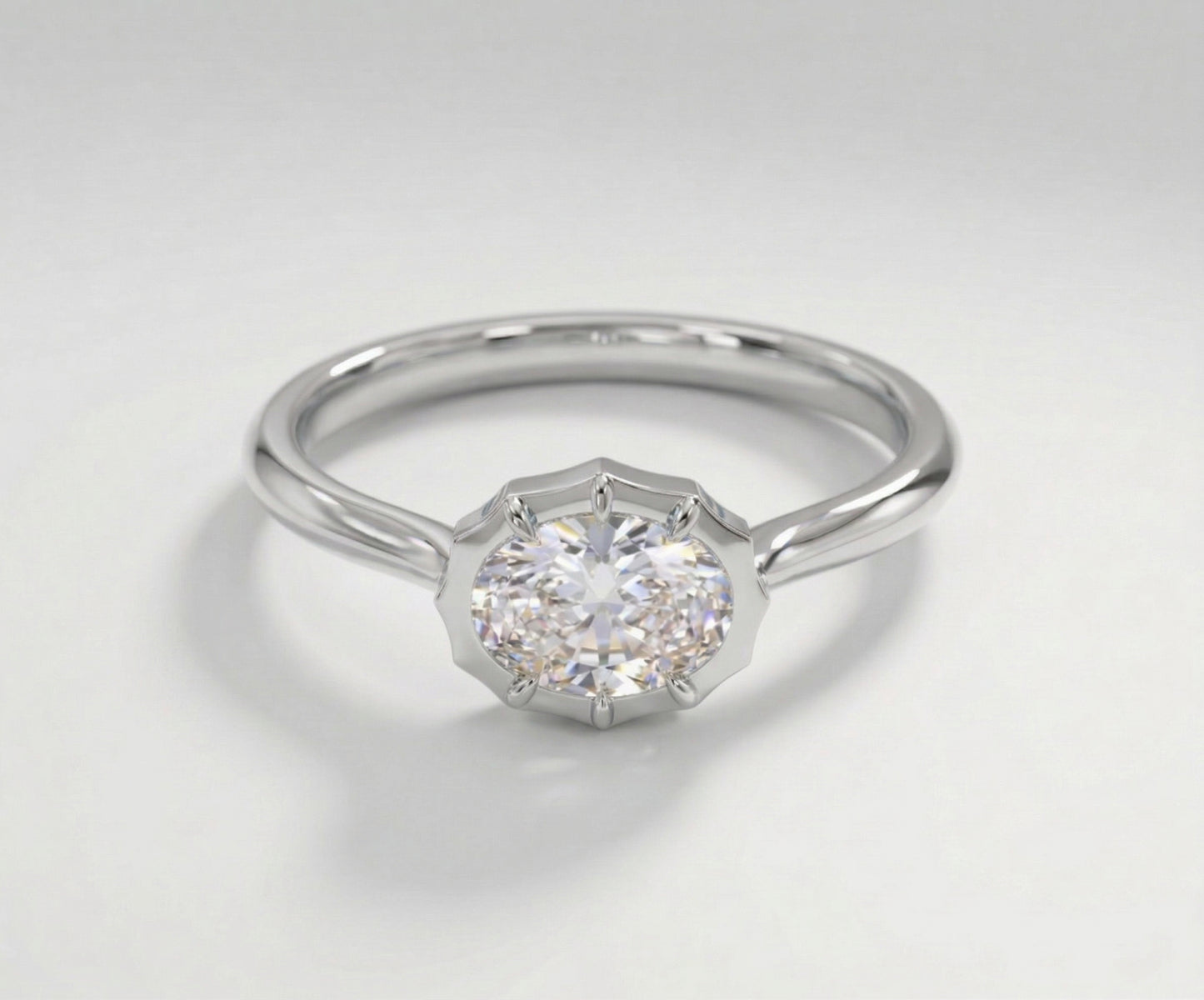 The Oval Milgrain Halo