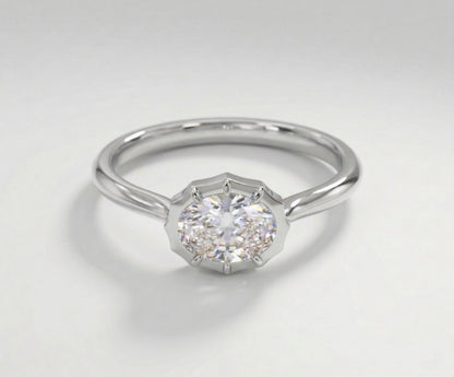 The Oval Milgrain Halo