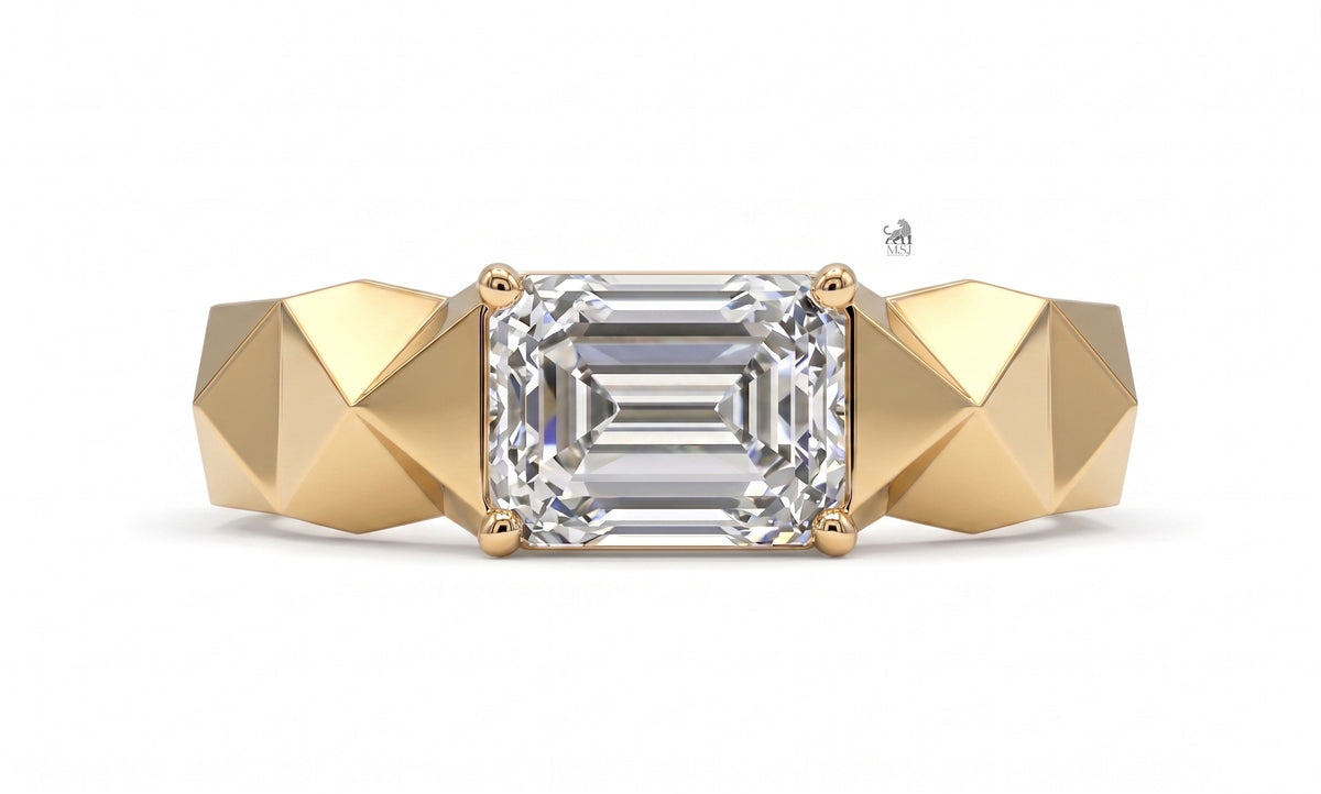 Twin Pear Radiance Open Diamond Ring in yellow gold