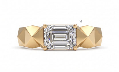 Twin Pear Radiance Open Diamond Ring in yellow gold