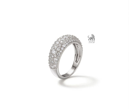 Opulence Multi-Row Lab-Grown Diamond Pavé Ring