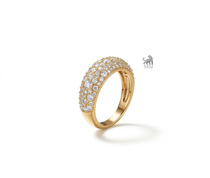 Opulence Multi-Row Lab-Grown Diamond Pavé Ring