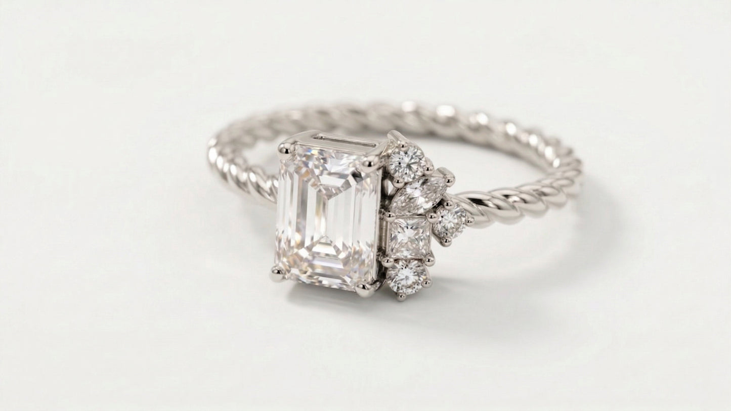 The Emerald Twist Solitaire