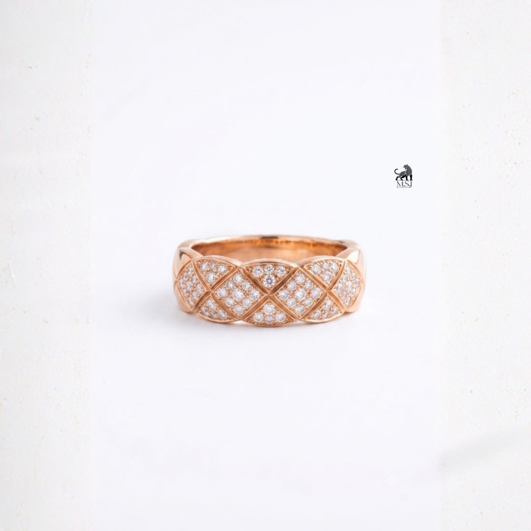 Interwoven Pavé Lab-Grown Diamond Band