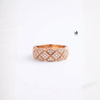 Interwoven Pavé Lab-Grown Diamond Band