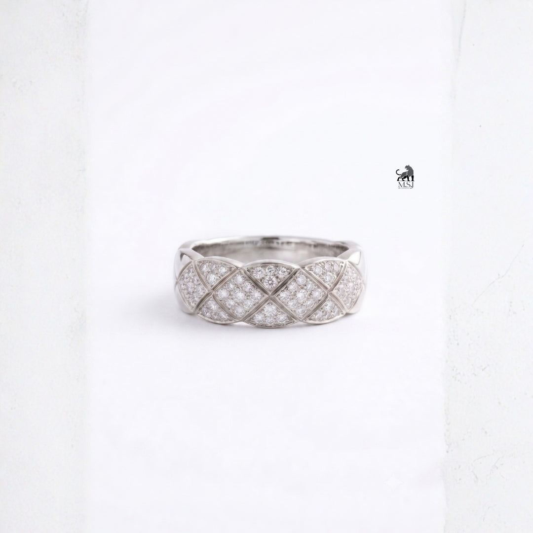 Interwoven Pavé Lab-Grown Diamond Band