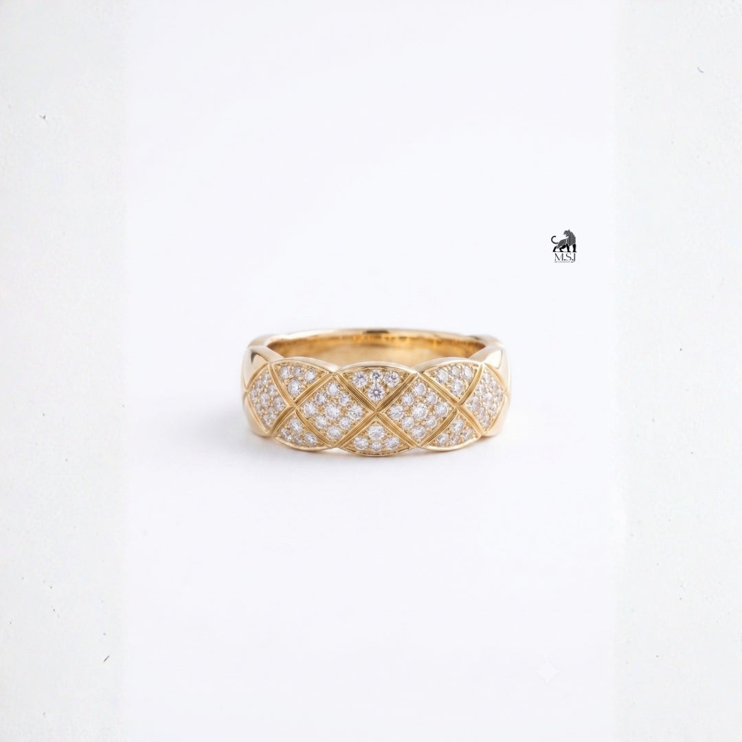 Interwoven Pavé Lab-Grown Diamond Band