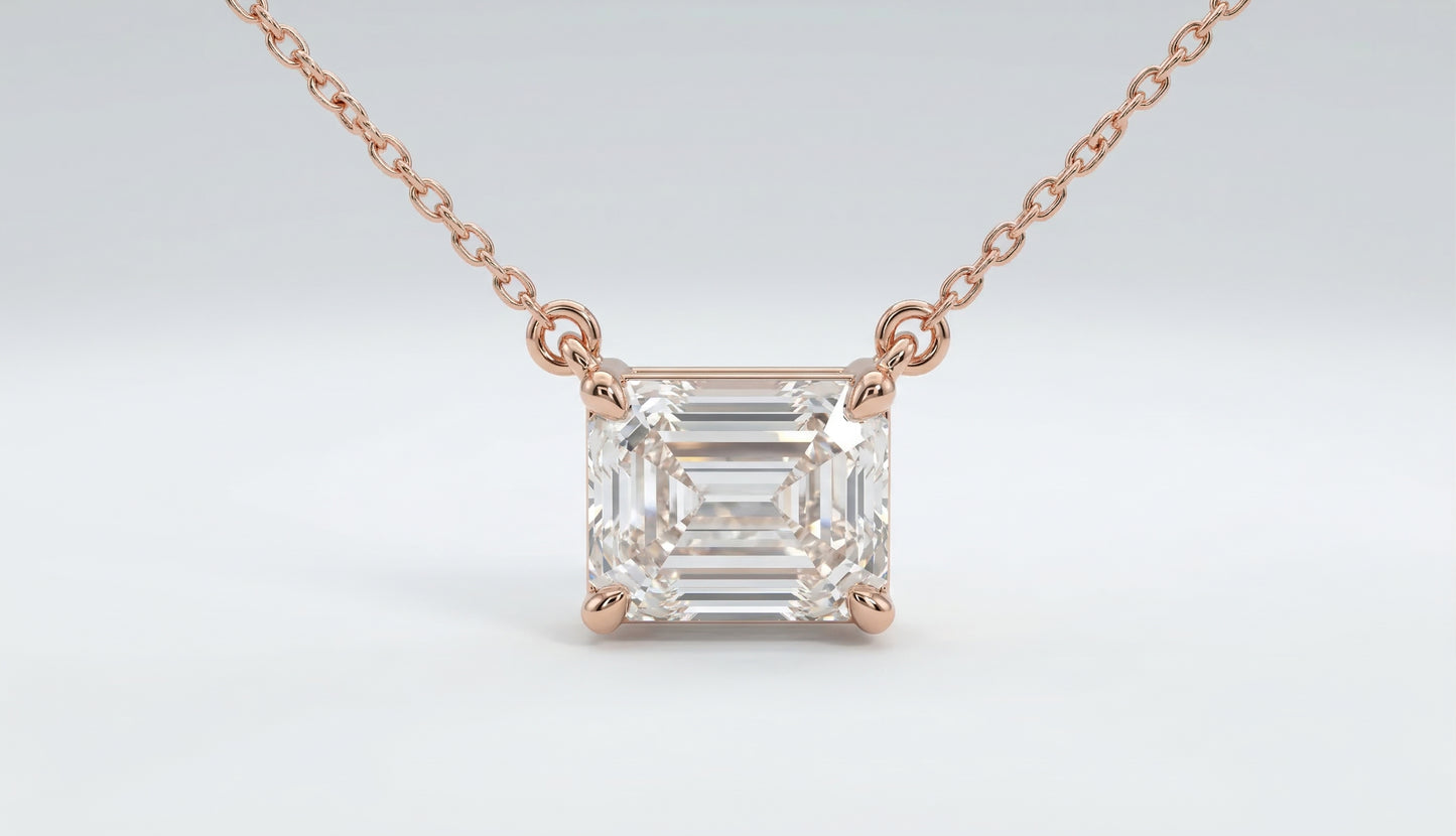 The Emerald Solitaire Pendant