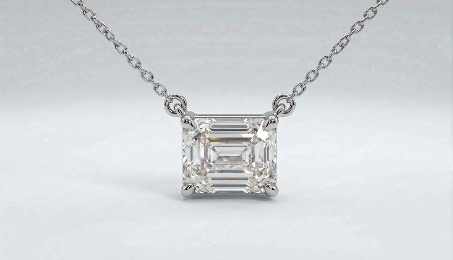 The Emerald Solitaire Pendant
