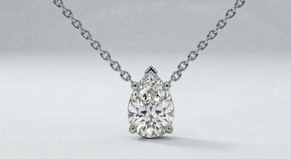 The Pear Solitaire Pendant