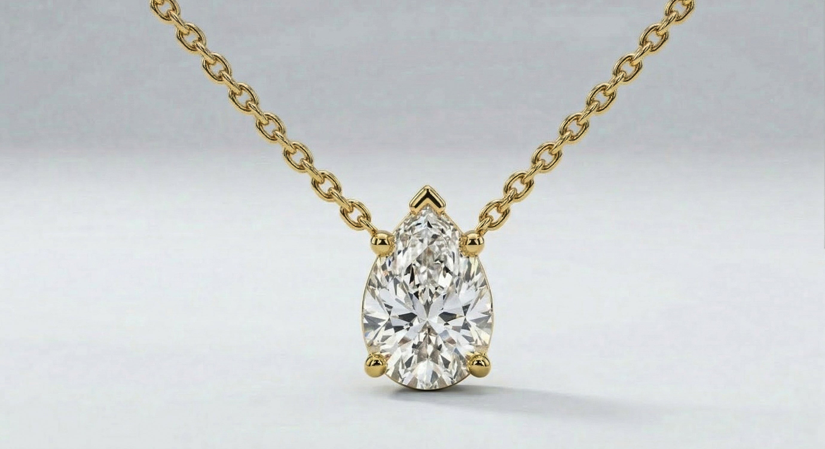 The Pear Solitaire Pendant