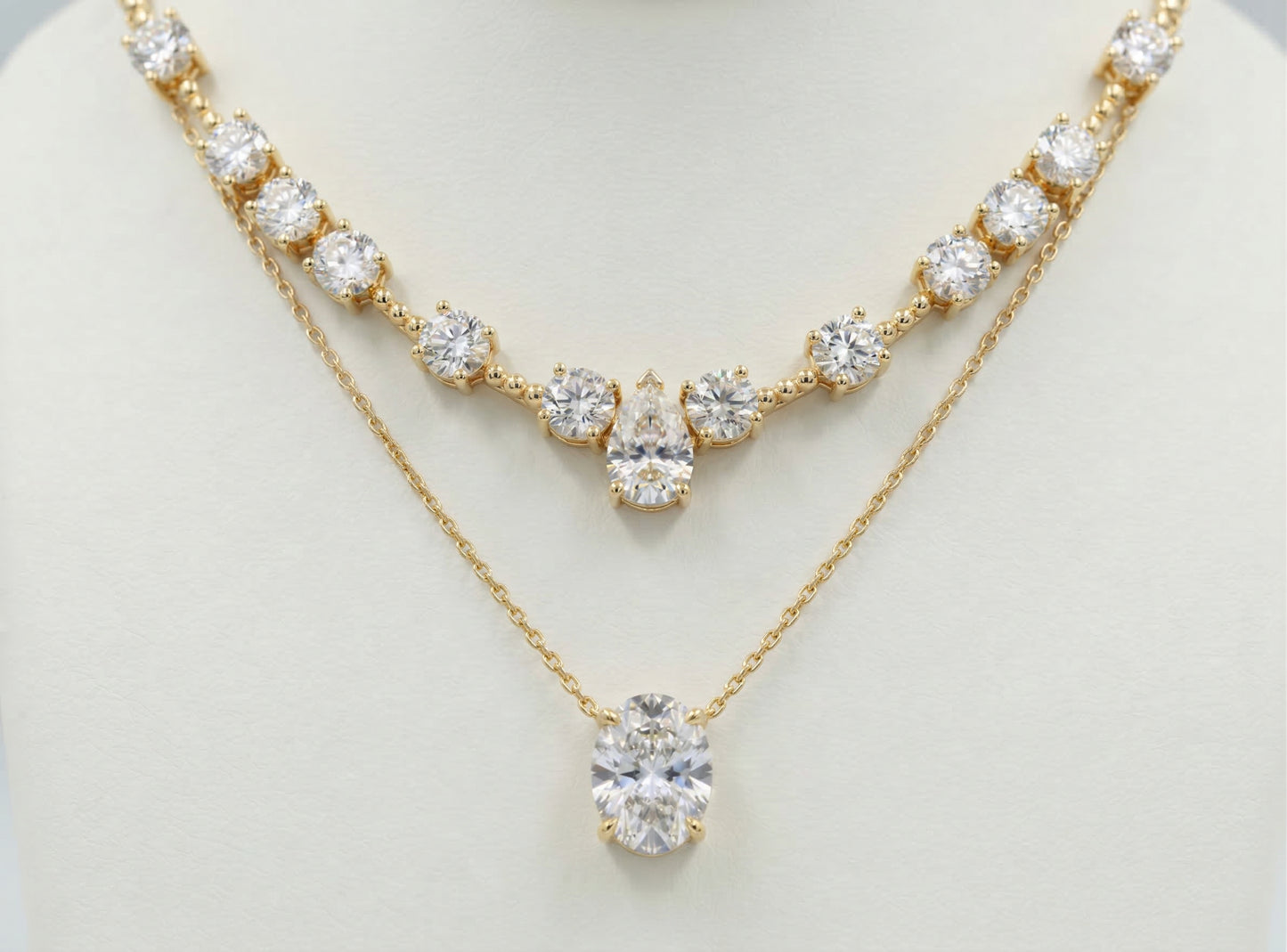 The Oval & Pear Double Layer